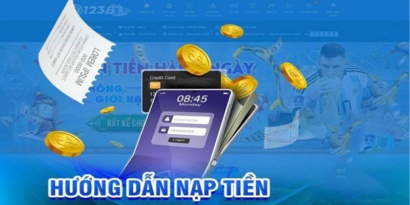 Cách thức nạp tiền 123b chuẩn xác